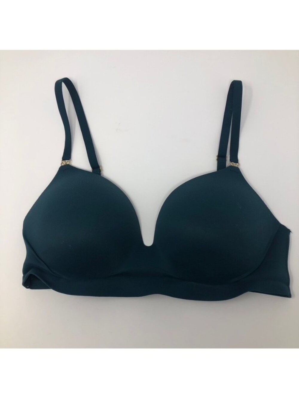 Victorias Secret Padded No Wire Bra Size 34D Teal